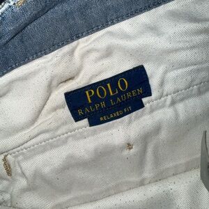 Polo by Ralph Lauren Relaxed Fit Jeans with Blue Label and White Interior